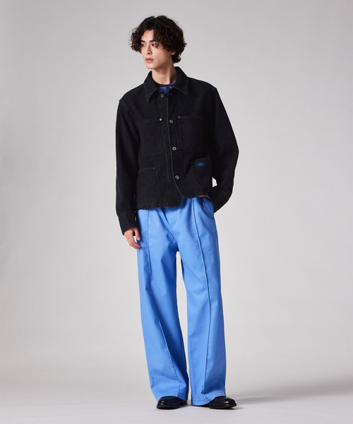 Dickies(ディッキーズ)の「Dickies(R) × PS Paul Smith 刺し子ブラックデニム チョアジャケット / 262251 DC001B(ブルゾン・メンズ・ブラック・LARGE/MEDIUM)」の9枚目の写真