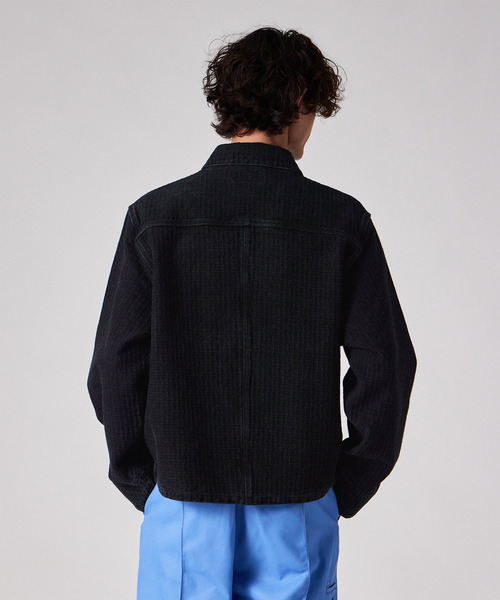 Dickies(ディッキーズ)の「Dickies(R) × PS Paul Smith 刺し子ブラックデニム チョアジャケット / 262251 DC001B(ブルゾン・メンズ・ブラック・LARGE/MEDIUM)」の10枚目の写真