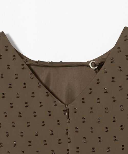 kaene(カエン)の「<kaene>ボリュームカフス ドットドビー ワンピース< Select by EMMEL REFINES >(ワンピース・レディース・ダークブラウン/ブラック・M/S)」の12枚目の写真