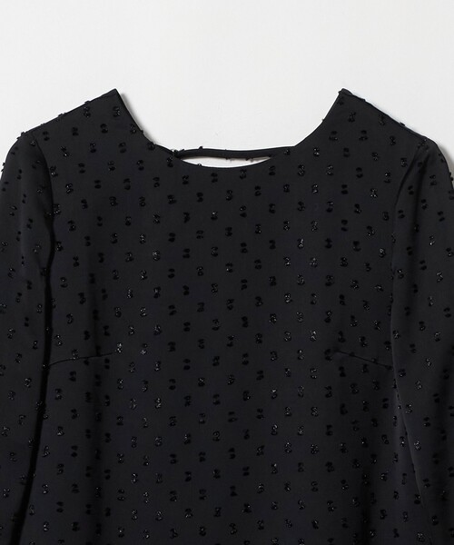 kaene(カエン)の「<kaene>ボリュームカフス ドットドビー ワンピース< Select by EMMEL REFINES >(ワンピース・レディース・ダークブラウン/ブラック・M/S)」の4枚目の写真