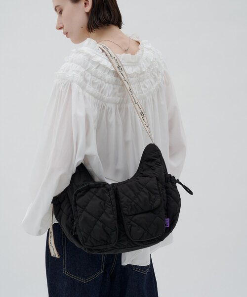 CIAOPANIC TYPY(チャオパニックティピー)の「:ZOZO限定【MumME】多収納!サイドギャザーデザインショルダーBAG(ショルダーバッグ・レディース・ホワイト/ブラック/キャメル・ONE SIZE)」の14枚目の写真