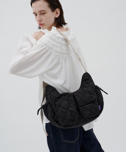CIAOPANIC TYPY(チャオパニックティピー)の「:ZOZO限定【MumME】多収納!サイドギャザーデザインショルダーBAG(ショルダーバッグ・レディース・ホワイト/ブラック/キャメル・ONE SIZE)」の16枚目の写真