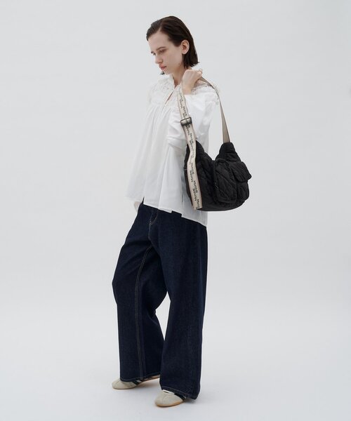 CIAOPANIC TYPY(チャオパニックティピー)の「:ZOZO限定【MumME】多収納!サイドギャザーデザインショルダーBAG(ショルダーバッグ・レディース・ホワイト/ブラック/キャメル・ONE SIZE)」の18枚目の写真