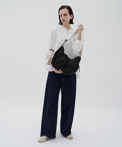 CIAOPANIC TYPY(チャオパニックティピー)の「:ZOZO限定【MumME】多収納!サイドギャザーデザインショルダーBAG(ショルダーバッグ・レディース・ホワイト/ブラック/キャメル・ONE SIZE)」の19枚目の写真