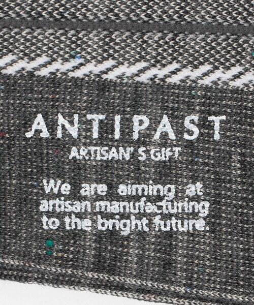 ANTIPAST(アンティパスト)の「<ANTIPAST> ヘリンボーン ソックス(ソックス/靴下・メンズ・ダークグレー/オフホワイト/ダークブラウン/ブラック・FREE)」の10枚目の写真