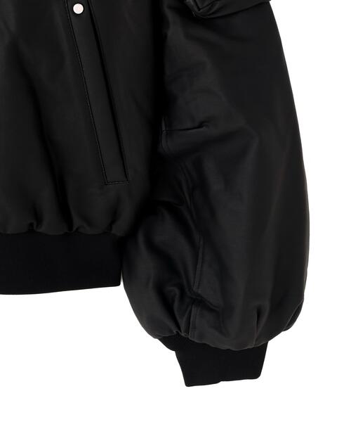 DANKE SCHON(ダンケシェーン)の「DankeSchon/ダンケシェーン/PU COATING ZIP MA-1(MA-1・レディース・ブラック・L/M)」の9枚目の写真