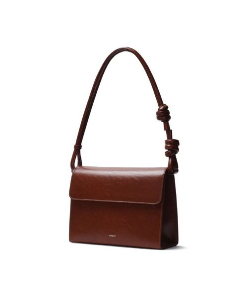 4OUR B（サビ）の「Flap Rope Bag (5colors)（ショルダーバッグ・レディース・チョコ/オリーブ/ブラウン/ホワイト・FREE）」の2枚目の写真