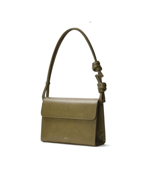 4OUR B（サビ）の「Flap Rope Bag (5colors)（ショルダーバッグ・レディース・チョコ/オリーブ/ブラウン/ホワイト・FREE）」の4枚目の写真