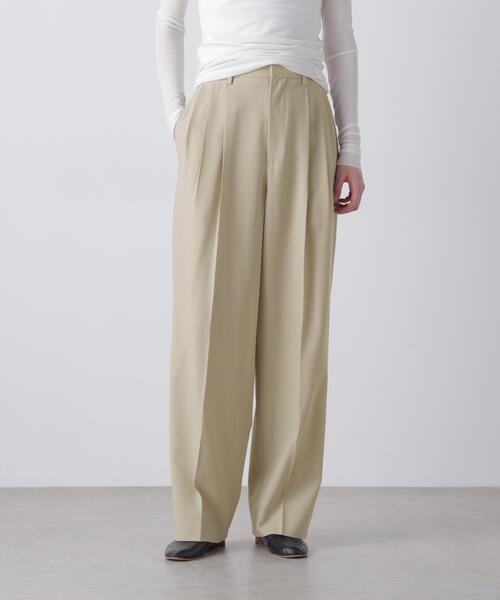 YLEVE(イレーヴ)の「YLEVE / 2/72 SUPER 100’s WOOL HIGH-TWIST VOILE TROUSERS(その他パンツ・レディース・ベージュ/ブラウン系その他2・0/1/2)」の6枚目の写真