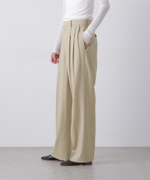 YLEVE(イレーヴ)の「YLEVE / 2/72 SUPER 100’s WOOL HIGH-TWIST VOILE TROUSERS(その他パンツ・レディース・ベージュ/ブラウン系その他2・0/1/2)」の7枚目の写真
