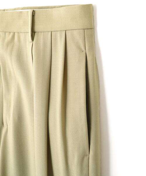 YLEVE(イレーヴ)の「YLEVE / 2/72 SUPER 100’s WOOL HIGH-TWIST VOILE TROUSERS(その他パンツ・レディース・ベージュ/ブラウン系その他2・0/1/2)」の14枚目の写真