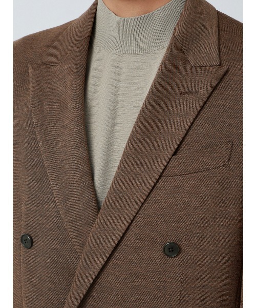 SUIT SQUARE(スーツスクエア)の「SMACTIVE/ダブルブレストジャケット/Carreman/ウォッシャブル/無地/SL04(テーラードジャケット・メンズ・ベージュ・L/M/LL)」の6枚目の写真