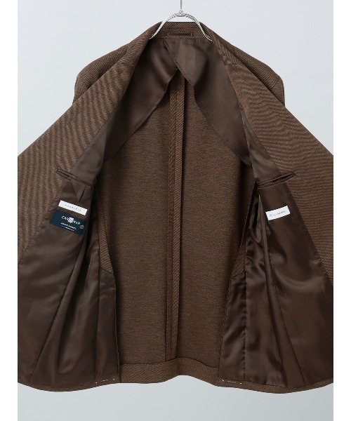 SUIT SQUARE(スーツスクエア)の「SMACTIVE/ダブルブレストジャケット/Carreman/ウォッシャブル/無地/SL04(テーラードジャケット・メンズ・ベージュ・L/M/LL)」の5枚目の写真