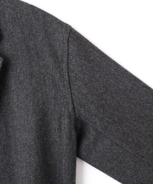 YLEVE(イレーヴ)の「YLEVE / SUPER120's WOOL FLANNEL JACKET(テーラードジャケット・レディース・ネイビー/グレー・1/0)」の12枚目の写真