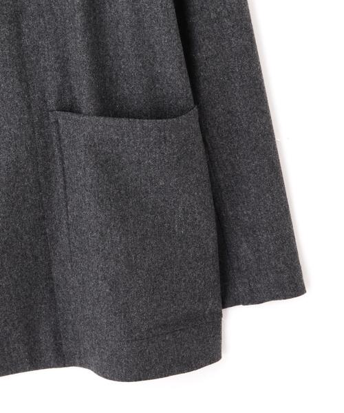 YLEVE(イレーヴ)の「YLEVE / SUPER120's WOOL FLANNEL JACKET(テーラードジャケット・レディース・ネイビー/グレー・1/0)」の13枚目の写真