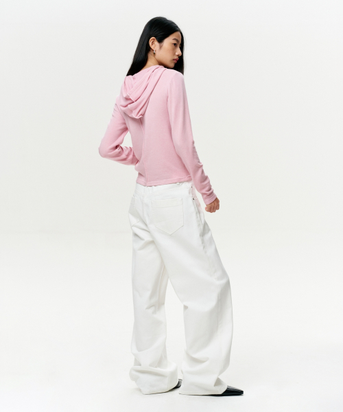 ERA（エラ）の「WOMEN ERA JERSEY HOODED TOP - PINK（パーカー・レディース・その他・FREE）」の6枚目の写真
