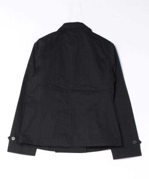 ALLSAINTS（オールセインツ）の「TILDA DOUBLE-BREASTED COTTON PEACOAT | TILDA ダブルブレスト コットン ピーコート（ピーコート・レディース・ブラック・6/8/10/4）」の7枚目の写真