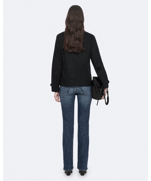 ALLSAINTS（オールセインツ）の「TILDA DOUBLE-BREASTED COTTON PEACOAT | TILDA ダブルブレスト コットン ピーコート（ピーコート・レディース・ブラック・6/8/10/4）」の11枚目の写真