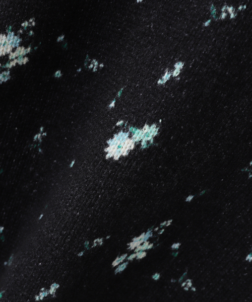 WOKE EDGE(ウォークエッジ)の「WOKE EDGE / ウォークエッジ Flower Knit(ニット/セーター・メンズ・ブラック/アイボリー・LARGE/MEDIUM)」の4枚目の写真
