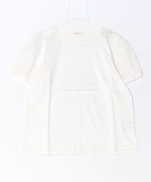 Jines（ジネス）の「ウェーブ刺繍トップス（Tシャツ/カットソー）」
