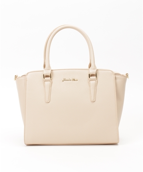 Jewelna Rose(ジュエルナローズ)の「サラ トートバッグ ミディアムサイズ / 33127(トートバッグ・レディース・ネイビー/ブラック/イエロー/キャメル/レッド/ピンク系その他/ブルー/ピンク/ベージュ・FREE)」の3枚目の写真
