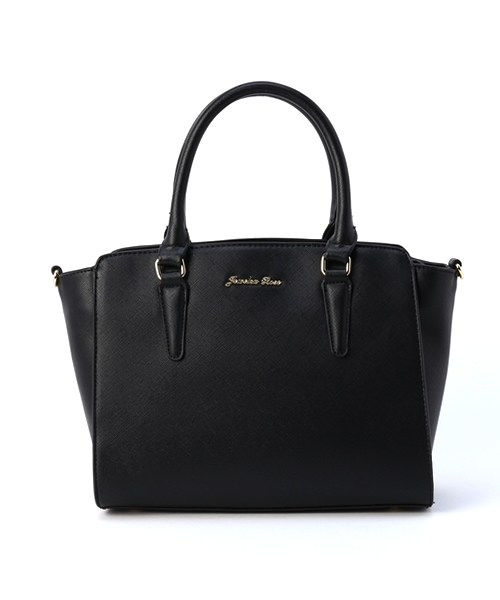 Jewelna Rose(ジュエルナローズ)の「サラ トートバッグ ミディアムサイズ / 33127(トートバッグ・レディース・ネイビー/ブラック/イエロー/キャメル/レッド/ピンク系その他/ブルー/ピンク/ベージュ・FREE)」の2枚目の写真