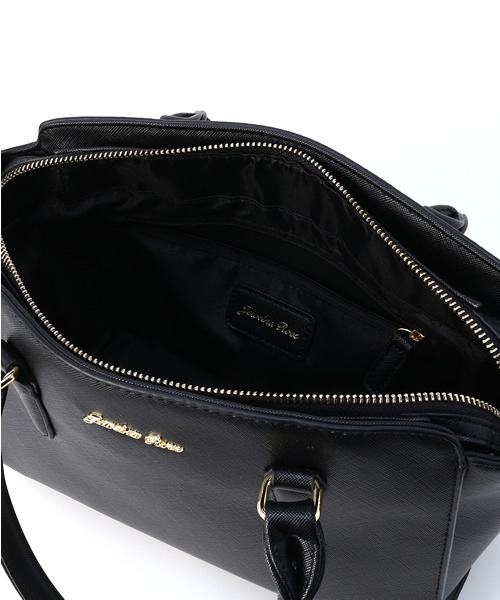 Jewelna Rose(ジュエルナローズ)の「サラ トートバッグ ミディアムサイズ / 33127(トートバッグ・レディース・ネイビー/ブラック/イエロー/キャメル/レッド/ピンク系その他/ブルー/ピンク/ベージュ・FREE)」の12枚目の写真