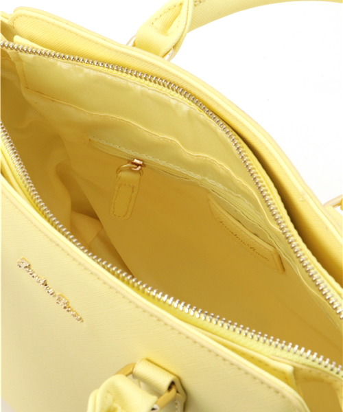 Jewelna Rose(ジュエルナローズ)の「サラ トートバッグ ミディアムサイズ / 33127(トートバッグ・レディース・ネイビー/ブラック/イエロー/キャメル/レッド/ピンク系その他/ブルー/ピンク/ベージュ・FREE)」の21枚目の写真