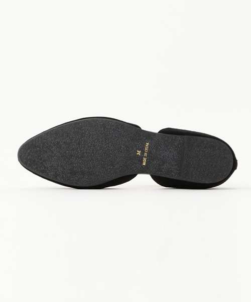 ikka（イッカ）の「スエードフラットセパレートパンプス（パンプス・レディース・ブラック/ダークグリーン/ネイビー・LARGE/MEDIUM）」の5枚目の写真