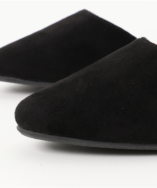 ikka（イッカ）の「スエードフラットセパレートパンプス（パンプス・レディース・ブラック/ダークグリーン/ネイビー・LARGE/MEDIUM）」の8枚目の写真