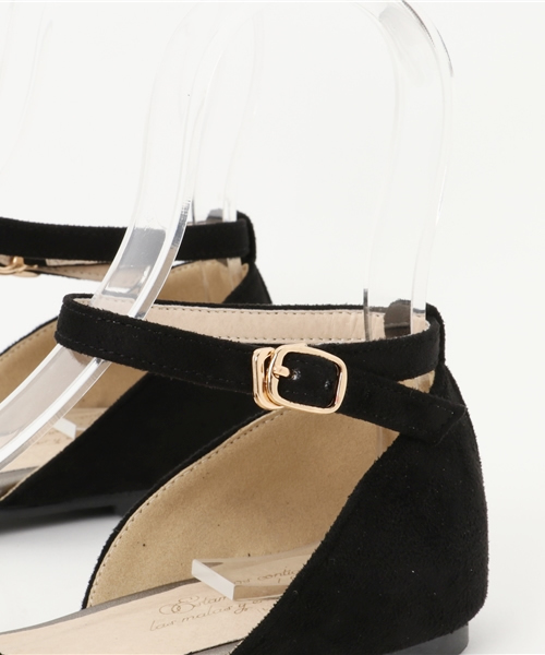 ikka（イッカ）の「スエードフラットセパレートパンプス（パンプス・レディース・ブラック/ダークグリーン/ネイビー・LARGE/MEDIUM）」の9枚目の写真