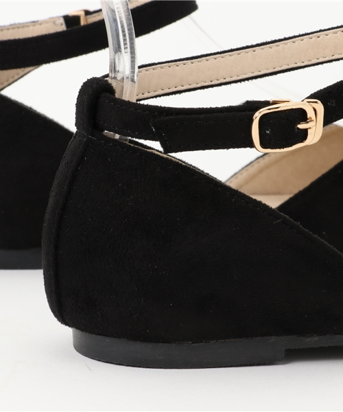 ikka（イッカ）の「スエードフラットセパレートパンプス（パンプス・レディース・ブラック/ダークグリーン/ネイビー・LARGE/MEDIUM）」の10枚目の写真