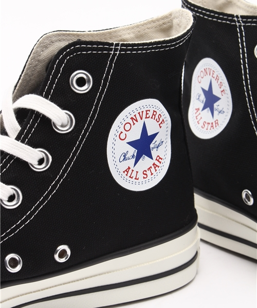 CONVERSE ALL STAR（コンバースオールスター）の「日本製 ユニセックス コンバース キャンバス オールスター ハイカット CONVERSE CANVAS ALL STAR J HI 32067961（スニーカー・メンズ・ブラック・23cm/24cm/28cm/23.5cm/27cm/29cm/26.5cm/27.5cm/24.5cm/26cm）」の5枚目の写真