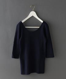6 | ＜6(ROKU)＞BIG THERMAL U-NECK/ｶｯﾄｿｰ◆(Tシャツ/カットソー)