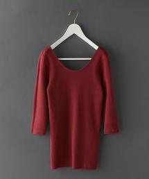 6 | ＜6(ROKU)＞BIG THERMAL U-NECK/ｶｯﾄｿｰ(Tシャツ/カットソー)