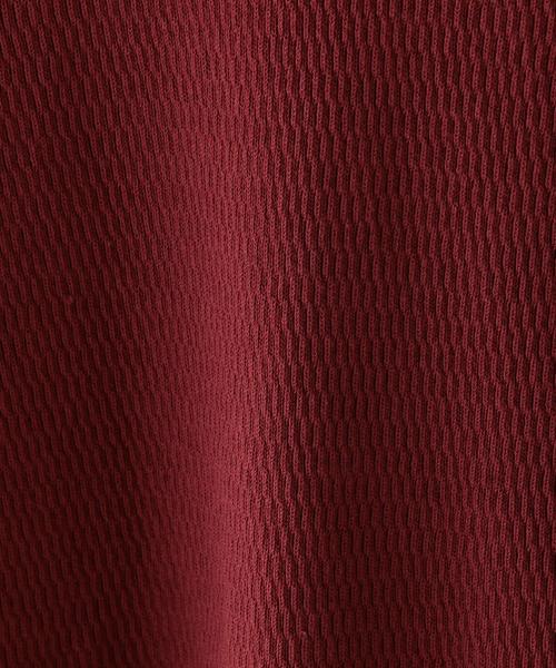 6（ロク）の「＜6(ROKU)＞BIG THERMAL U-NECK/ｶｯﾄｿｰ◆（Tシャツ/カットソー・レディース・ナチュラル/オレンジ系その他/ネイビー・FREE）」の7枚目の写真