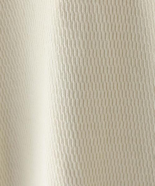 6（ロク）の「＜6(ROKU)＞BIG THERMAL U-NECK/ｶｯﾄｿｰ◆（Tシャツ/カットソー・レディース・ナチュラル/オレンジ系その他/ネイビー・FREE）」の9枚目の写真