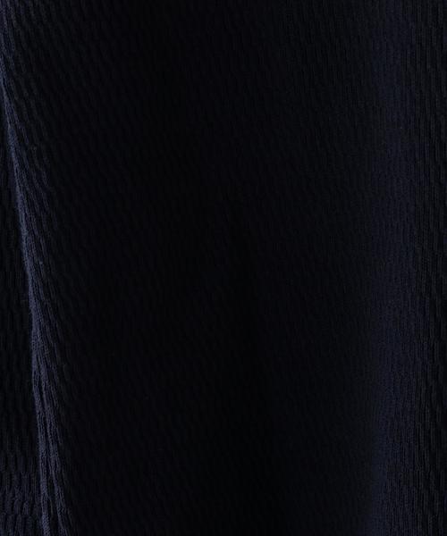 6（ロク）の「＜6(ROKU)＞BIG THERMAL U-NECK/ｶｯﾄｿｰ◆（Tシャツ/カットソー・レディース・ナチュラル/オレンジ系その他/ネイビー・FREE）」の4枚目の写真