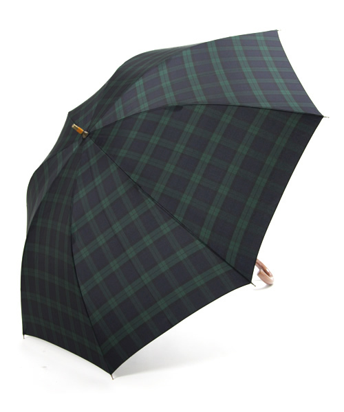 BEAUTY&YOUTH UNITED ARROWS（ビューティーアンドユースユナイテッドアローズ）の「BY ベーシック　チェック　アンブレラ§（長傘・メンズ・レッド/ネイビー・フリー）」の2枚目の写真