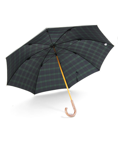 BEAUTY&YOUTH UNITED ARROWS（ビューティーアンドユースユナイテッドアローズ）の「BY ベーシック　チェック　アンブレラ§（長傘・メンズ・レッド/ネイビー・フリー）」の7枚目の写真