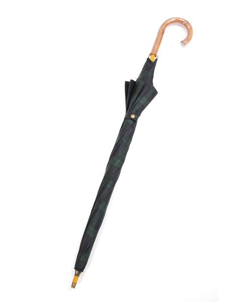 BEAUTY&YOUTH UNITED ARROWS（ビューティーアンドユースユナイテッドアローズ）の「BY ベーシック　チェック　アンブレラ§（長傘・メンズ・レッド/ネイビー・フリー）」の4枚目の写真