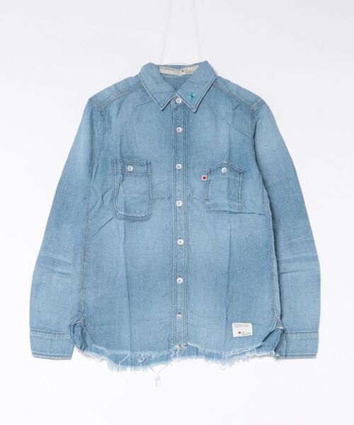 BLUE SAKURA（ブルーサクラ）の「CHAMBRAY SHIRT C/O（シャツ/ブラウス 