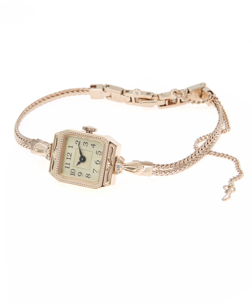 【agete CLASSIC】 agete CLASSIC（アガットクラシック）の「A.CNO.2YG時計（8C12001