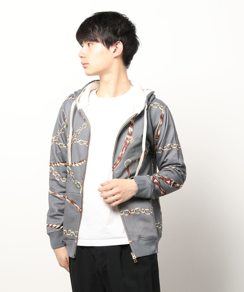 ALDIES(アールディーズ)の「Chain Parka / チェーンパーカー(パーカー・メンズ・ブラック/グレー・SMALL/LARGE/MEDIUM)」の13枚目の写真