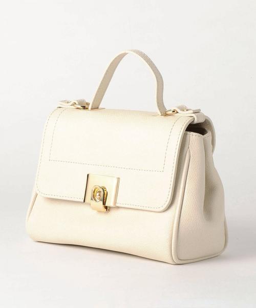 MARCO BIANCHINI（マルコビアンチーニ）の「[別注]MARCO BIANCHIN RF NEWフラップ2WAYバッグ S ◆（ショルダーバッグ・レディース・ネイビー/オフホワイト・FREE）」の3枚目の写真