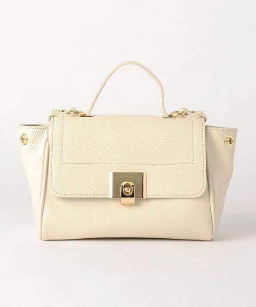 MARCO BIANCHINI（マルコビアンチーニ）の「[別注]MARCO BIANCHIN RF NEWフラップ2WAYバッグ S ◆（ショルダーバッグ・レディース・ネイビー/オフホワイト・FREE）」の8枚目の写真