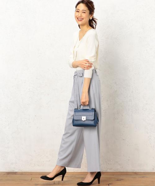 MARCO BIANCHINI（マルコビアンチーニ）の「[別注]MARCO BIANCHIN RF NEWフラップ2WAYバッグ S ◆（ショルダーバッグ・レディース・ネイビー/オフホワイト・FREE）」の12枚目の写真