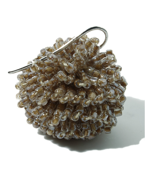 ビーズアクセサリー aprosio &amp; co photos NANO universe ナノユニバース の APROSIO CO LBOD ヴェネチアン ビーズ ボールピアス 大 ピアス 両耳用
