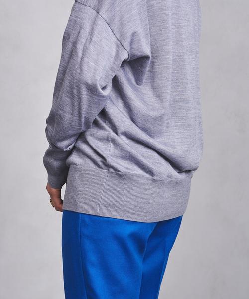 UNITEDARROWS・Vネック バックボリューム ニット・ベージュ UNITED ARROWS（ユナイテッドアローズ）の「○UBCB Vネック バック