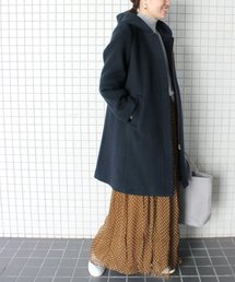 SLOBE IENA | コンパクトAラインフードコート◆(その他アウター)